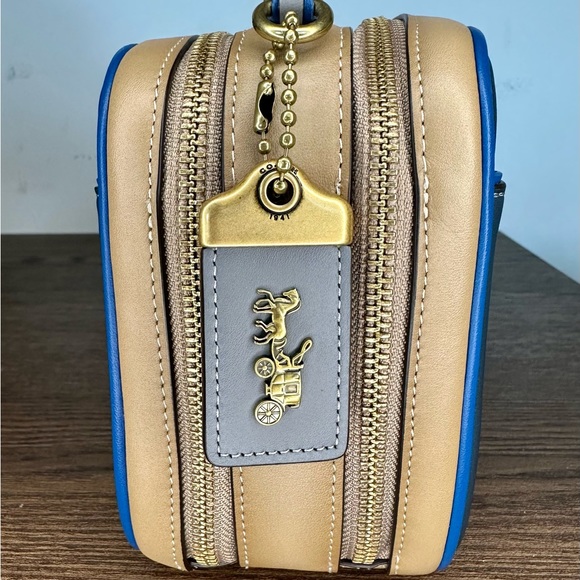 Coach Riley Lunchbox Bag In Colorblock Dark Denim Multi - Picture 5 of 12